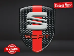 Seat Printed Logo Stickers Edition Premium Customizable